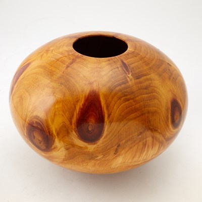 Lot 208 - Matt Moulthrop Turned White Pine Globe
