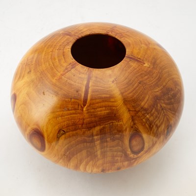 Lot 208 - Matt Moulthrop Turned White Pine Globe