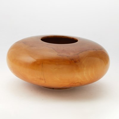 Lot 196 - Ed Moulthrop Turned Ash Leaf Maple Globe