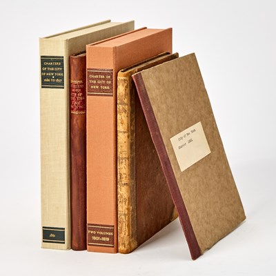 Lot 342 - Three editions of the New York City Charter, all published between 1801 and 1861