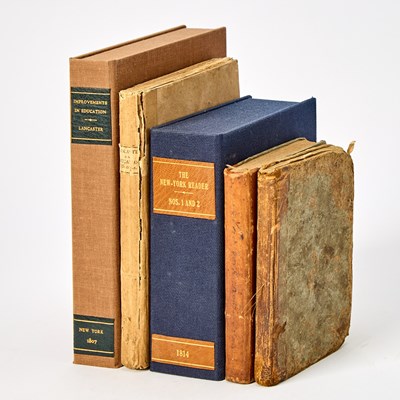 Lot 341 - A children's primer and a text on pedagogy, printed in New York City in the early 19th century