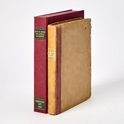 Lot 331 - A report on New York's early juvenile reformatory, presented to the famed detective "Old" Hays