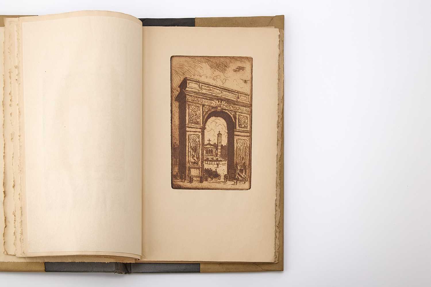 Lot Bernhardt Wall's scarce set of etchings of Greenwich Village, "The Montmartre of America"