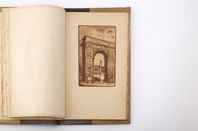 Lot Bernhardt Wall's scarce set of etchings of Greenwich Village, "The Montmartre of America"