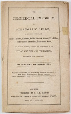 Lot 322 - An unrecorded 1841 guidebook to New York City
