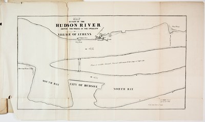 Lot 316 - A New York State Senate report on the 1845 Steamboat Swallow disaster on the Hudson River