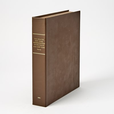 Lot 315 - A scarce pamphlet arguing for the consolidation of Brooklyn and Manhattan
