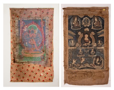 Lot 177 - Two Tibetan Thangkas