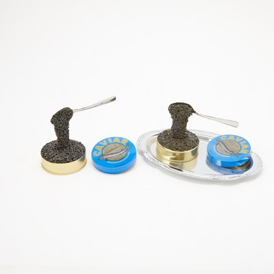 Lot 502 - Geoffrey Rose Frozen Moments Resin and Metal Caviar