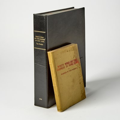 Lot 307 - A fascinating, early twentieth-century illustrated who's who of Manhattan's Chinatown