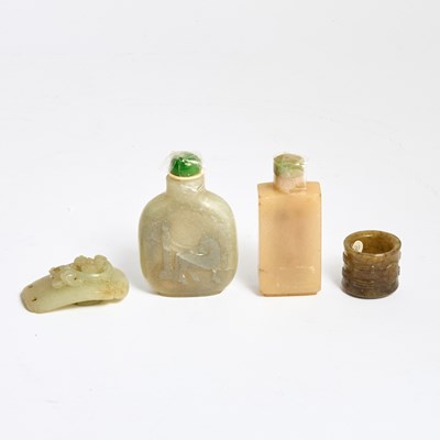 Lot 46 - Four Chinese Carved Jade Articles