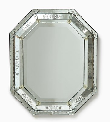 Lot 336 - Venetian Style Glass Mirror