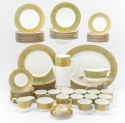 Lot 326 - Royal Worcester Porcelain "Hyde Park" Pattern Partial Dinner Service