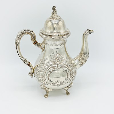 Lot 1224 - German Silver Teapot