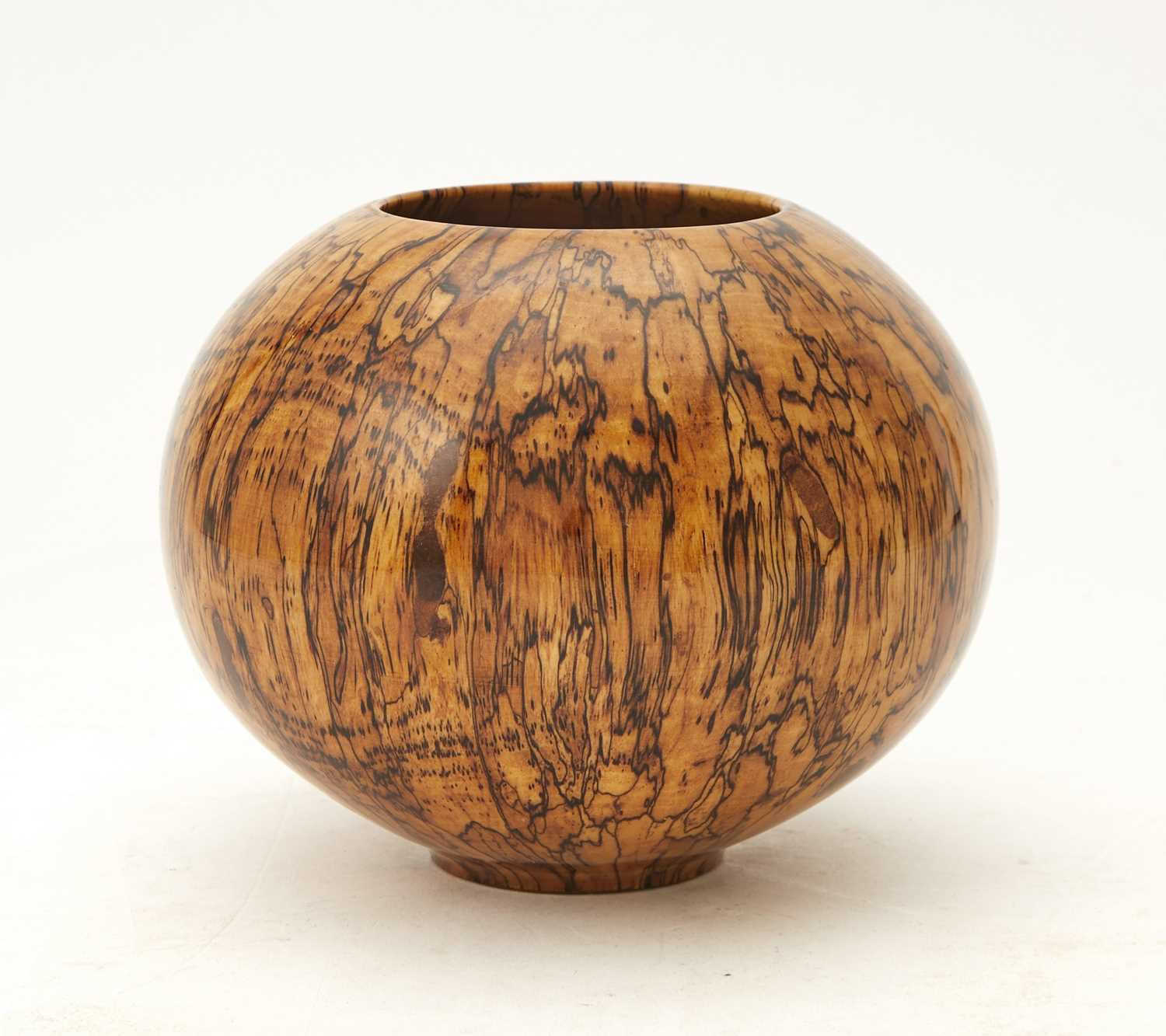 Lot 787 - Philip Moulthrop Turned Spalted Pecan Globe