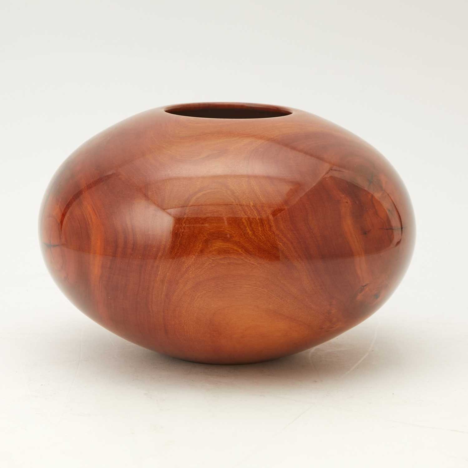 Lot 801 - Matt Moulthrop Turned Cherry Laurel Bowl