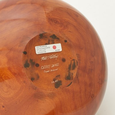 Lot 801 - Matt Moulthrop Turned Cherry Laurel Bowl