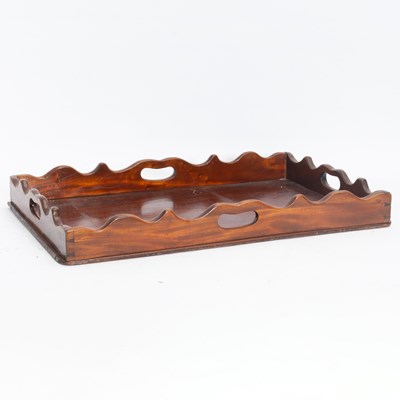 Lot 245 - Dove-Tailed Mahogany Tray