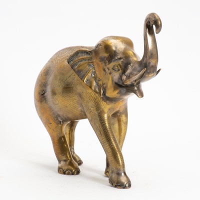 Lot 248 - Silverplate Elephant