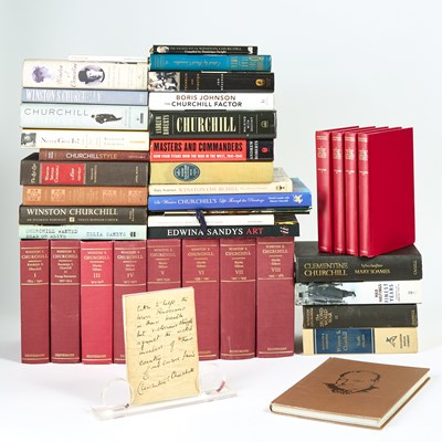 Lot 12 - Books relating to the Winston S. Churchill