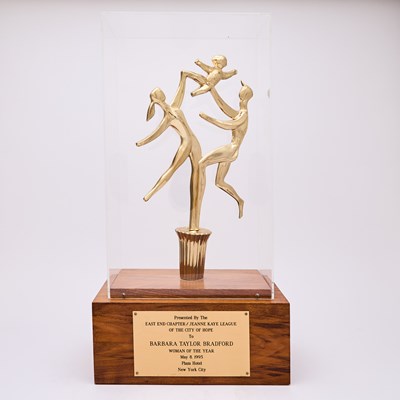 Lot 23 - The Woman of the Year award presented to Barbara Taylor Bradford OBE