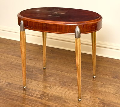 Lot 75 - Art Deco Parcel-Gilt Mahogany Table