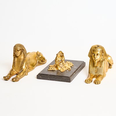 Lot 90 - Three Gilt-Bronze Furniture Mounts
