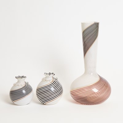 Lot 58 - Three Italian Glass Vases