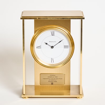 Lot 42 - Tiffany & Co. Brass Carriage Clock