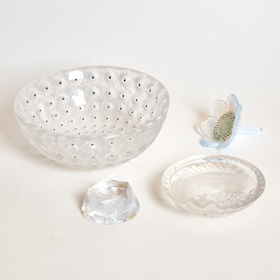 Lot 45 - Group of Lalique Glass Table Articles
