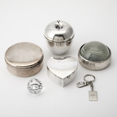 Lot 96 - Three Tiffany & Co. Sterling Silver Desk Articles