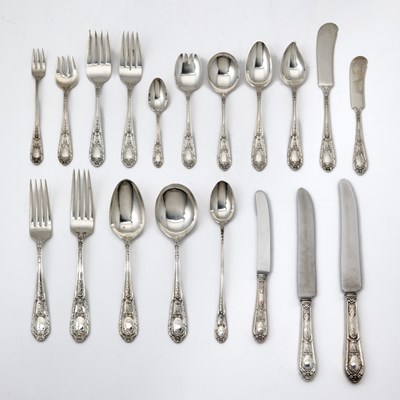 Lot 99 - Extensive Cased International Sterling Silver "Fontaine" Pattern Flatware Service