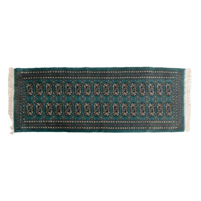 Lot 254 - Teal Bokhara Rug