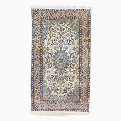 Lot 363 - Wool and Silk Nain Rug