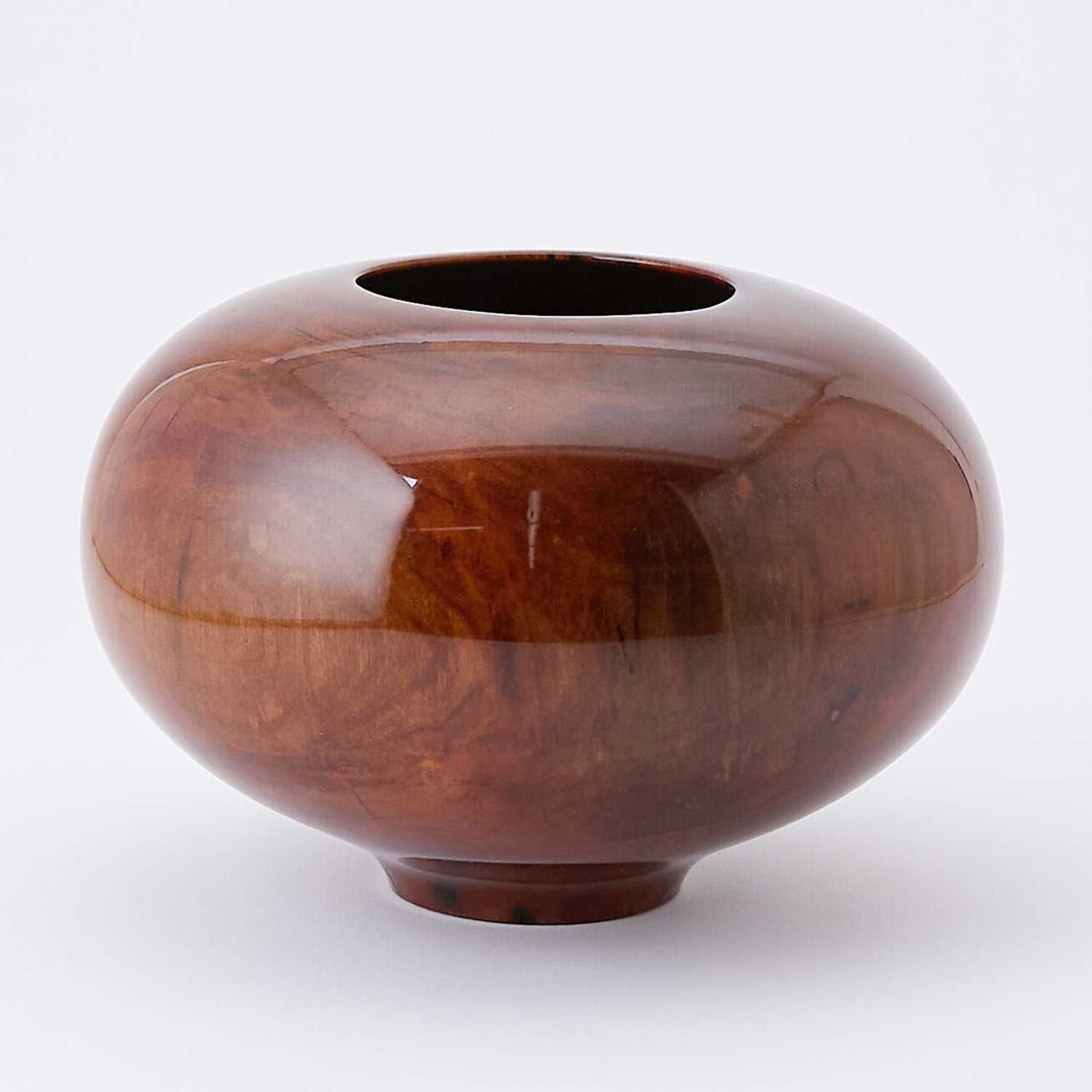 Lot 799 - Matt Moulthrop Turned 'Wild Cherry' Vessel