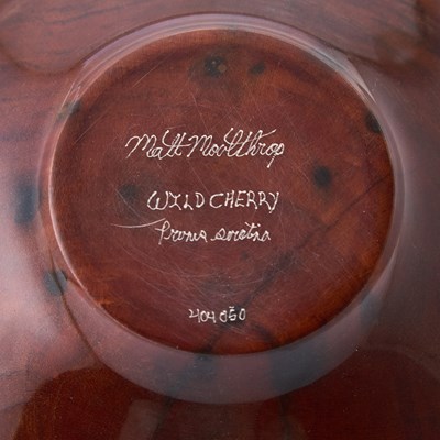Lot 799 - Matt Moulthrop Turned 'Wild Cherry' Vessel