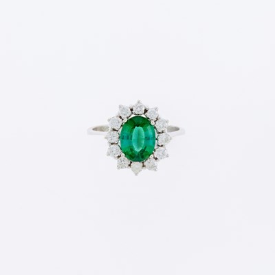 Lot 3278 - Gold, Tourmaline and Diamond Ring