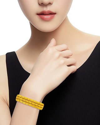 Lot 11 - Ilias Lalaounis Triple Strand 'Helen of Troy' Bracelet