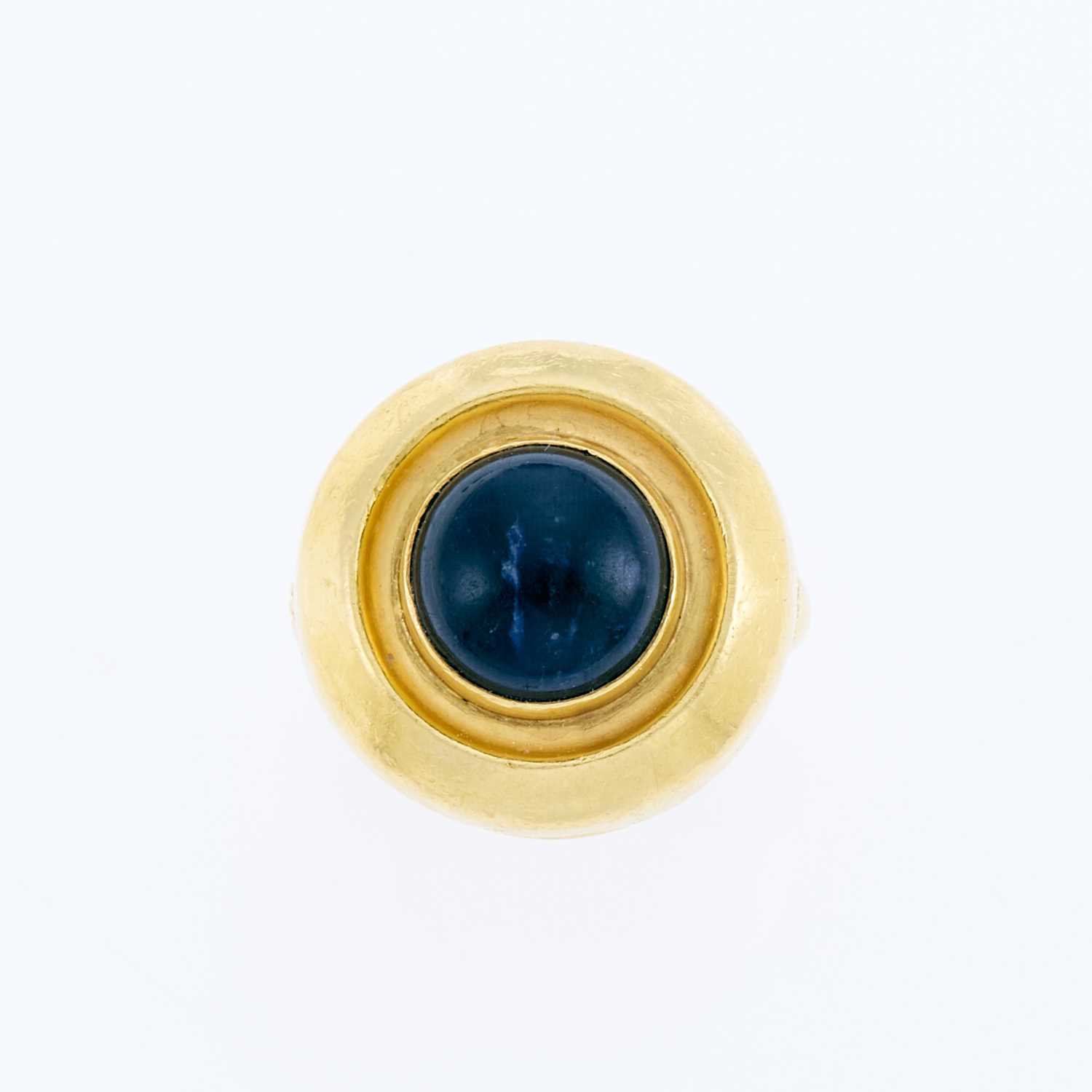 Lot 3025 - Ilias Lalaounis Gold and Sodalite Ring
