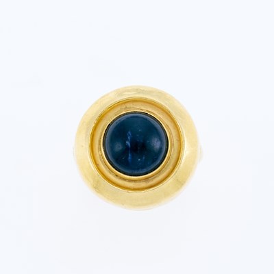 Lot 3025 - Ilias Lalaounis Gold and Sodalite Ring