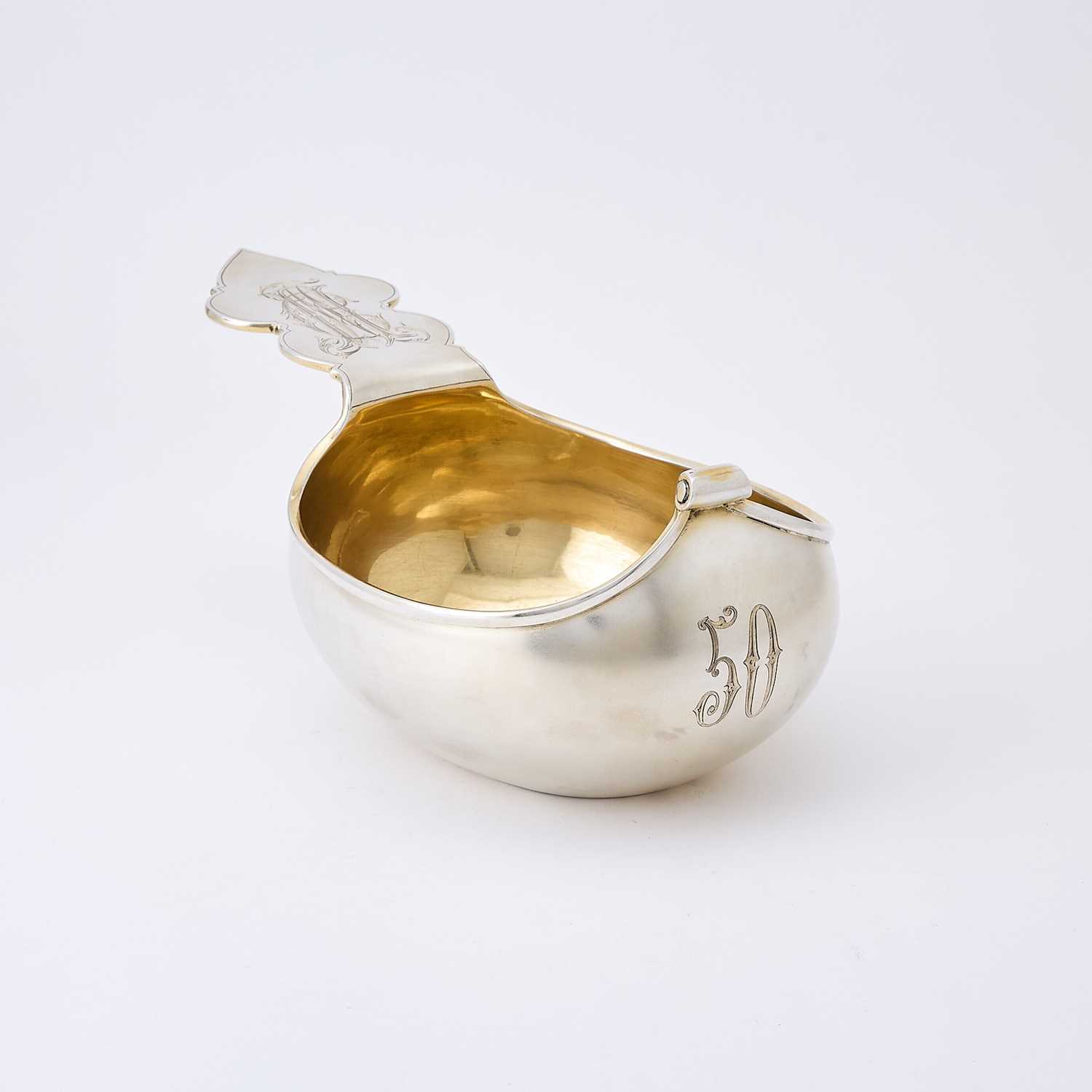 Lot 103 - Russian Silver Large Kovsh