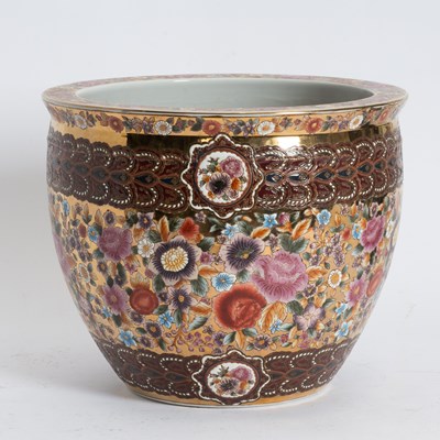 Lot 383 - Chinese Porcelain Fishbowl