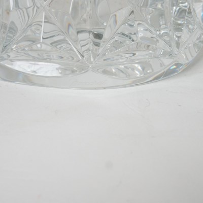 Lot 584 - Pair of Baccarat Crystal Celimène Pattern Vases