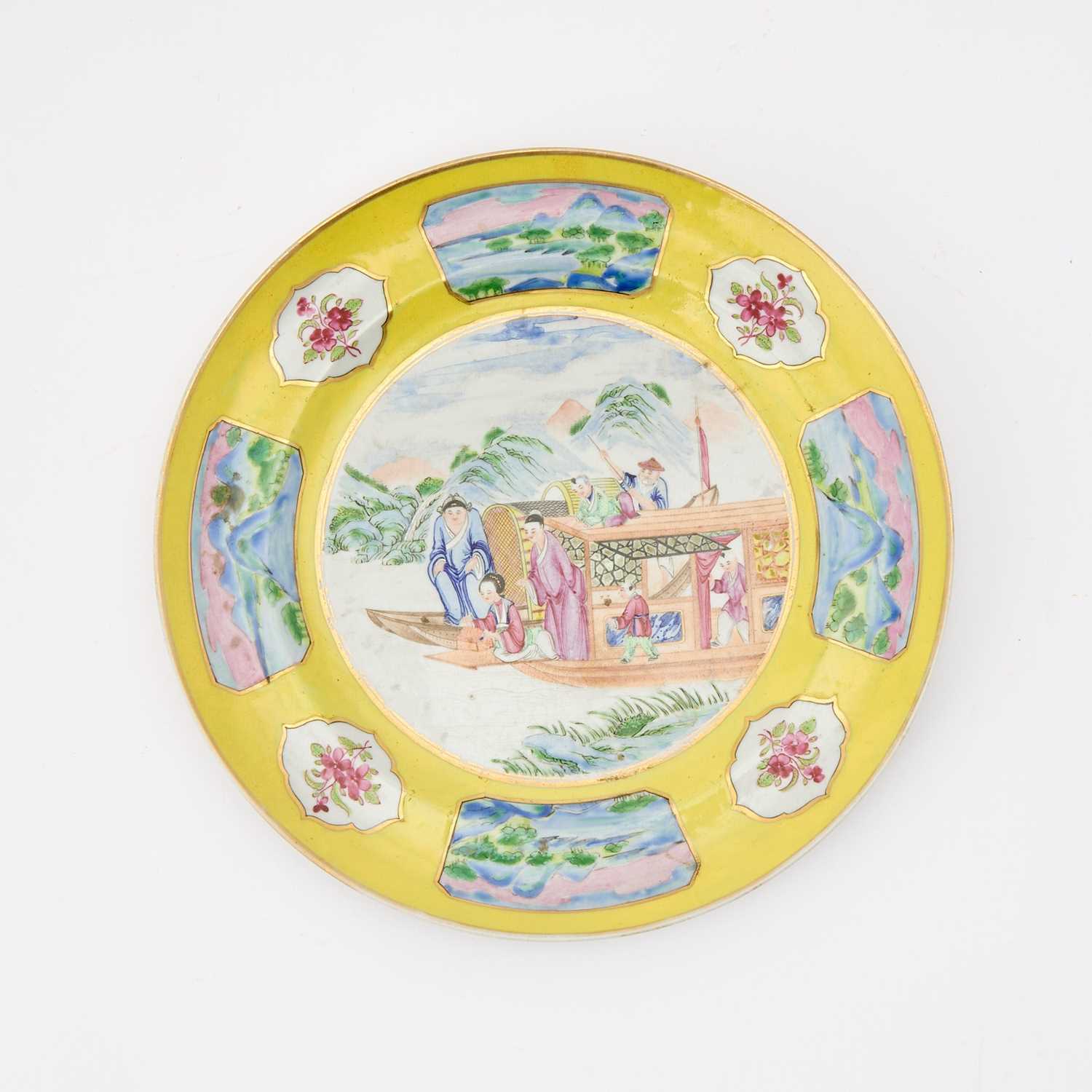 Lot 121 - Chinese Export Enameled Porcelain Plate