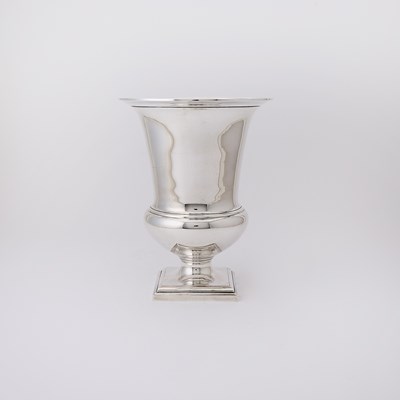Lot 145 - Horse Racing Interest: Tiffany & Co. Sterling Silver Vase