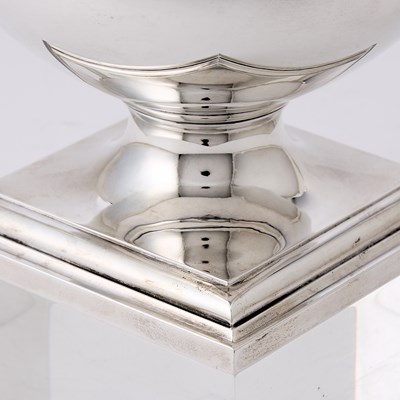 Lot 145 - Horse Racing Interest: Tiffany & Co. Sterling Silver Vase