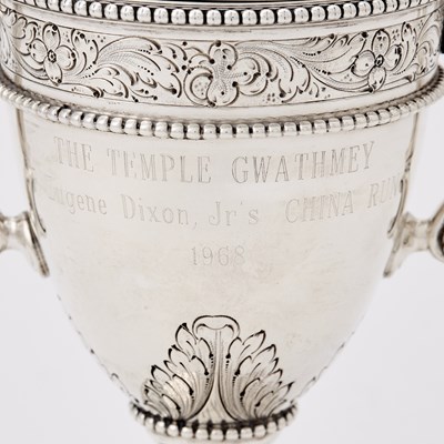 Lot 144 - Horse Racing Interest: American Sterling Silver Covered Cup