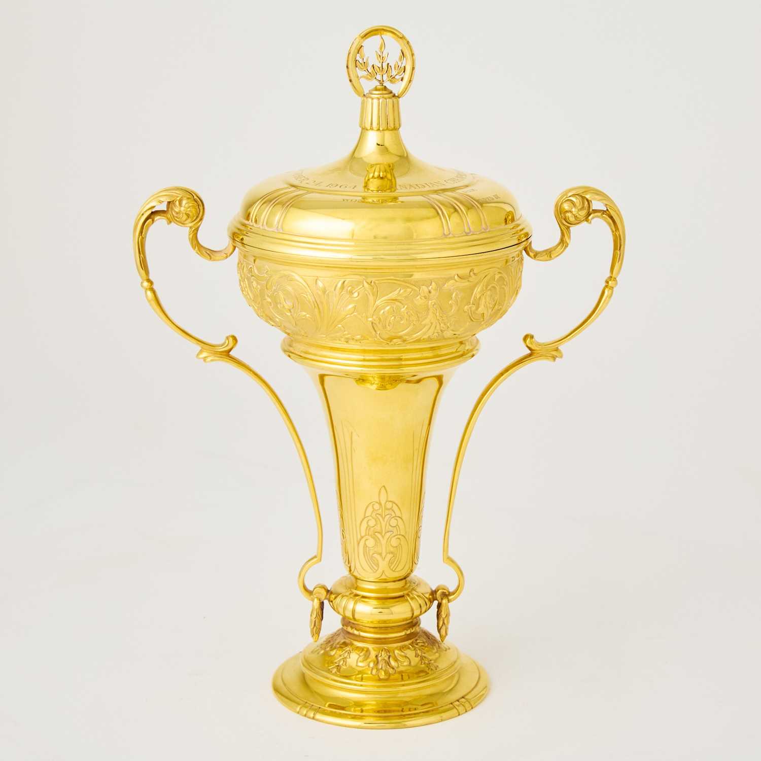Lot 148 - Horse Racing Interest: Elizabeth II 9Kt Gold Covered Cup