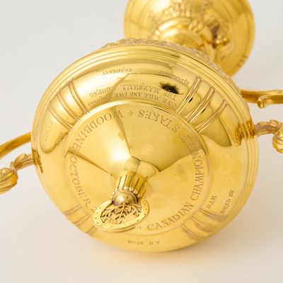 Lot 148 - Horse Racing Interest: Elizabeth II 9Kt Gold Covered Cup