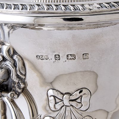 Lot 149 - Horse Racing Interest: George V Sterling Silver Cup and Cover